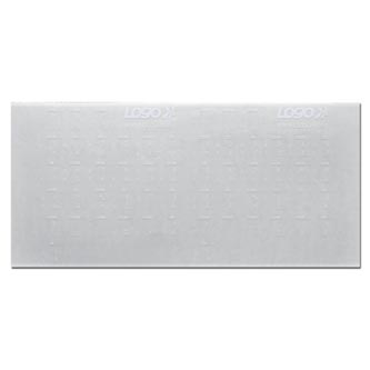 Přelepky LOGO na klávesnice, bílé, česko-slovenské, vhodné pro notebook, cena za 1 ks