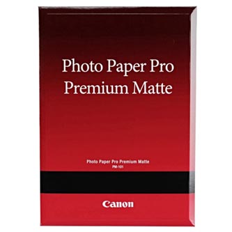 Canon PM-101 Photo Paper Premium Matte, foto papír, hladký, matný, bílý, A2, 16.54x23.39", 210 g/m2, 20 ks, 8657B017, nespecifikov