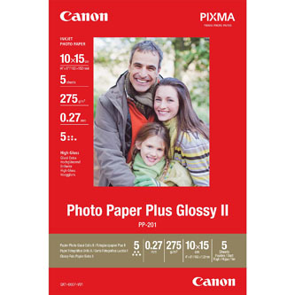 Canon Glossy Photo Paper, foto papír, lesklý, bílý, 10x15cm, 4x6&quot;, 275 g/m2, 5 ks, 2311B053, nespecifikováno