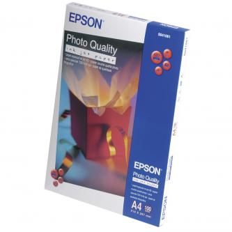 Epson Photo Quality InkJet Paper, foto papír, matný, bílý, A4, 104 g/m2, 720dpi, 100 ks, C13S041061, inkoustový