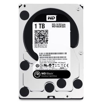 Western Digital interní pevný disk, WD Black, 3.5&quot;, SATA III/SATA II, 1TB, 1000GB, WD1003FZEX