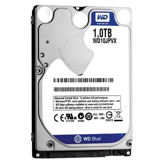 Western Digital interní pevný disk, WD Blue, 2.5&quot;, SATA III/SATA II, 1TB, 1000GB, WD10JPVX