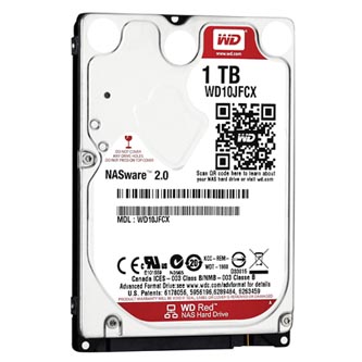 Pevný disk NAS, Western Digital, 2.5&quot;, 1000GB, 1TB, WD Red, SATA III, IntelliPower, WD10JFCX