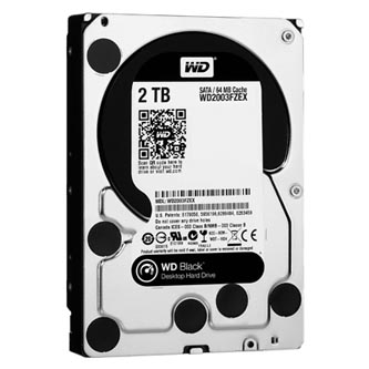 Western Digital interní pevný disk, WD Black, 3.5&quot;, SATA III/SATA II, 2TB, 2000GB, WD2003FZEX