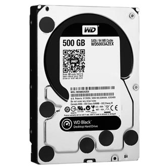 Western Digital interní pevný disk, WD Black, 3.5&quot;, SATA III/SATA II, 0,5TB, 500GB, WD5003AZEX