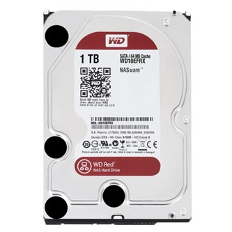 Pevný disk NAS, Western Digital, 3.5&quot;, 1000GB, 1TB, WD Red, SATA III/SATA II, 5400, WD10EFRX