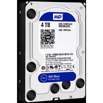 Western Digital interní pevný disk, WD Blue, 3.5&quot;, SATA III, 4TB, 4000GB, WD40EZRZ