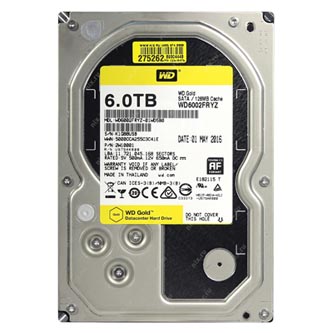 Western Digital interní pevný disk, WD Gold Raid, 3.5&quot;, SATA III, 6TB, 6000GB, WD6002FRYZ