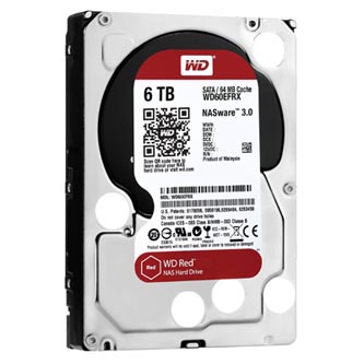 Pevný disk NAS, Western Digital, 3.5&quot;, 6000GB, 6TB, WD Red, SATA III, IntelliPower, WD60EFRX