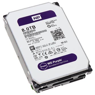 Western Digital interní pevný disk, WD Purple, 3.5&quot;, SATA III, 8TB, 8000GB, WD80PURZ