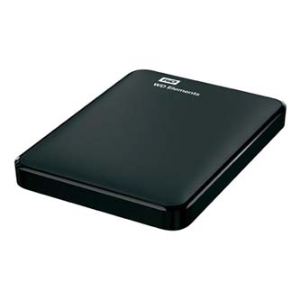 Western Digital externí pevný disk, Elements Portable, 2.5&quot;, USB 3.0/USB 2.0, 1TB, 1000GB, WDBUZG0010BBK-EESN, WDBUZG0010BBK-WESN,