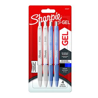 Sharpie, gelové pero S-Gel Fashion, mix barev, 4ks, 0.7mm