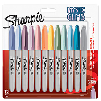 Sharpie, popisovač Mystic Gems, mix barev, 12ks, permanentní