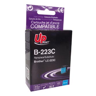 UPrint kompatibilní ink LC-223C, s LC-223C, cyan, 550str., 8ml, pro Brother MFC-J4420DW, MFC-J4620DW