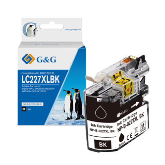 G&G kompatibilní ink s LC-227XLBK, black, 1200str., NP-B-0227XLBK, pro Brother MFC-J4420DW, MFC-J4620DW