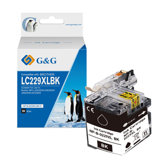 G&G kompatibilní ink s LC-229XL, black, 2400str., NP-B-0229XLBK, pro Brother MFC-J5320DW, MFC-J5620DW, MFC-J5720DW