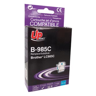 UPrint kompatibilní ink s LC-985C, cyan, 12ml, B-985C, pro Brother DCP-J315W