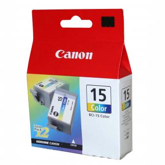 Canon originální ink BCI-15 C, 8191A002, color, 100str., 2ks