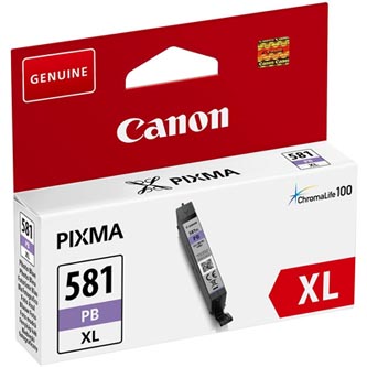 Canon originální ink CLI-581PB XL, photo blue, 8,3ml, 2053C001, very high capacity, Canon PIXMA TR7550,TR8550,TS6150,TS6151,TS8150