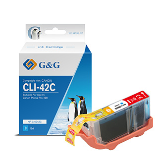 G&G kompatibilní ink s CLI-42C, cyan, NP-C-0042C, pro Canon Pixma Pro-100