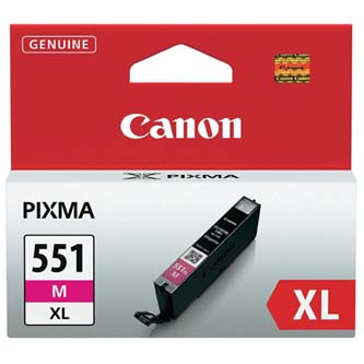 Canon originální ink CLI551M XL, magenta, 11ml, 6445B001, high capacity, Canon PIXMA iP7250, MG5450, MG6350, MG7550