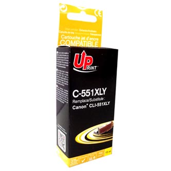 UPrint kompatibilní ink s CLI551Y XL, yellow, 695str., 11ml, C-551XLY, high capacity, pro Canon PIXMA iP7250, MG5450, MG6350
