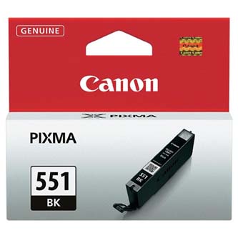 Canon originální ink CLI551BK, black, 7ml, 6508B001, Canon PIXMA iP7250, MG5450, MG6350, MG7550