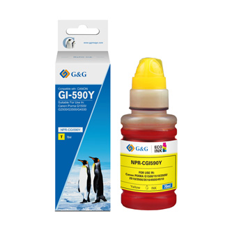 G&G kompatibilní ink s GI-590 Y, yellow, 7000str., NPR-CGI590Y-70ml, pro Canon PIXMA iP100