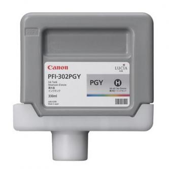 Canon originální ink PFI302PGY, photo grey, 330ml, 2218B001, Canon iPF-8100, 9100