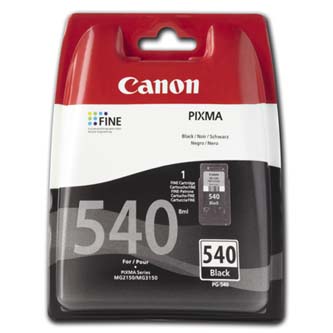 Canon originální ink PG540, black, blistr s ochranou, 180str., 5225B004, Canon Pixma MG2150, 3150