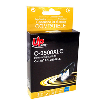 UPrint kompatibilní ink s PGI 2500XL, cyan, 21ml, C-2500XLC, high capacity, pro Canon MAXIFY iB4050, MB5050, MB5350