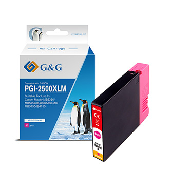G&G kompatibilní ink s PGI 2500XL, magenta, NP-C-2500XLM/C, pro Canon MAXIFY iB4050, MB5050, MB5350