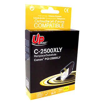 UPrint kompatibilní ink s PGI 2500XL, yellow, 1600str., 21ml, C-2500XLY, pro Canon MAXIFY iB4050, MB5050, MB5350