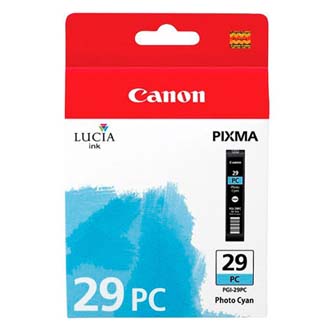 Canon originální ink PGI29PC, photo cyan, 4876B001, Canon PIXMA Pro 1