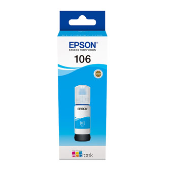 Epson originální ink C13T00R240, 106, cyan, 70ml, Epson EcoTank ET-7700, ET-7750 Express Premium ET-7750