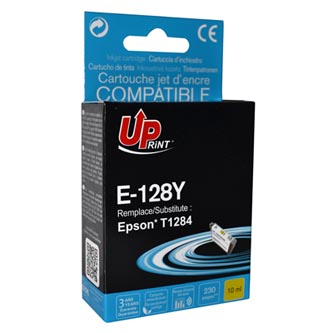 UPrint kompatibilní ink s C13T12844011, yellow, 230str., 5ml, E-128YE, pro Epson Stylus S22, SX125, 420W, 425W, Stylus Office BX30