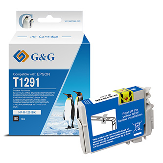G&G kompatibilní ink s T1291, black, NP-R-1291BK, pro Epson Stylus office B42WD, BX305F, BX305FW, BX320FW, BX5