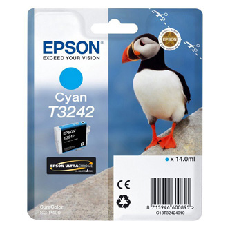 Epson originální ink C13T32424010, cyan, 14ml, Epson SureColor SC-P400