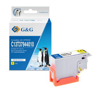 G&G kompatibilní ink s C13T37944010, yellow, NP-E-0378XLY, pro Epson XP-15000