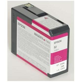 Epson originální ink C13T580300, magenta, 80ml, Epson Stylus Pro 3800