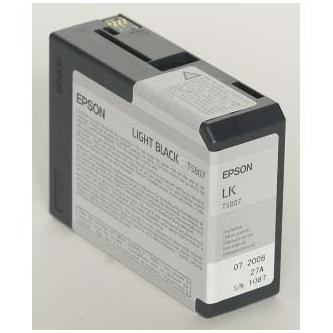 Epson originální ink C13T580700, light black, 80ml, Epson Stylus Pro 3800