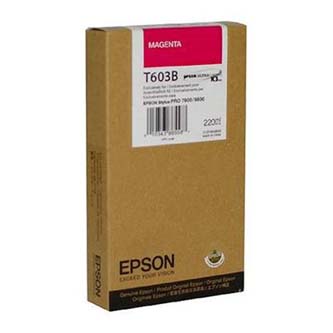 Epson originální ink C13T603B00, magenta, 220ml, Epson Stylus Pro 7800, 9800