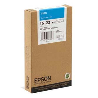 Epson originální ink C13T612200, cyan, 220ml, Epson Stylus Pro 7400, 7450, 9400, 9450