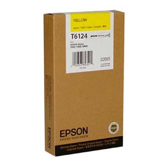 Epson originální ink C13T612400, yellow, 220ml, Epson Stylus Pro 7400, 7450, 9400, 9450