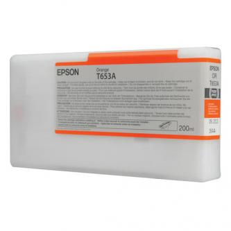 Epson originální ink C13T653A00, orange, 200ml, Epson Stylus Pro 4900