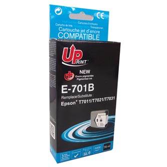 UPrint kompatibilní ink s C13T70114010, black, 3200str., 60ml, E-701B, Epson WorkForce Pro WP4000, 4500 series