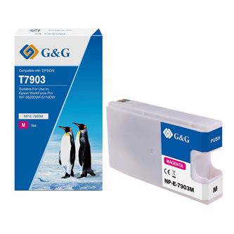 G&G kompatibilní ink s C13T79034010, magenta, 2000str., NP-E-7903M, pro Epson WorkForce Pro WF-5620DWF, WF-5110DW, WF-5690DWF