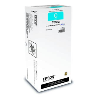 Epson originální ink C13T838240, T8382, XL, cyan, 167.4ml, Epson WorkForce Pro WF-R5690DTWF, WF-R5190DTW