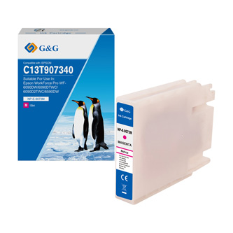 G&G kompatibilní ink s C13T907340, magenta, NP-E-9073M, pro Epson WorkForce Pro WF-6090DW