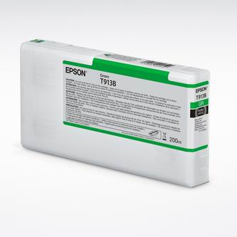 Epson originální ink C13T913B00, green, 200ml, Epson SureColor SC-P5000, SC-P5000 STD